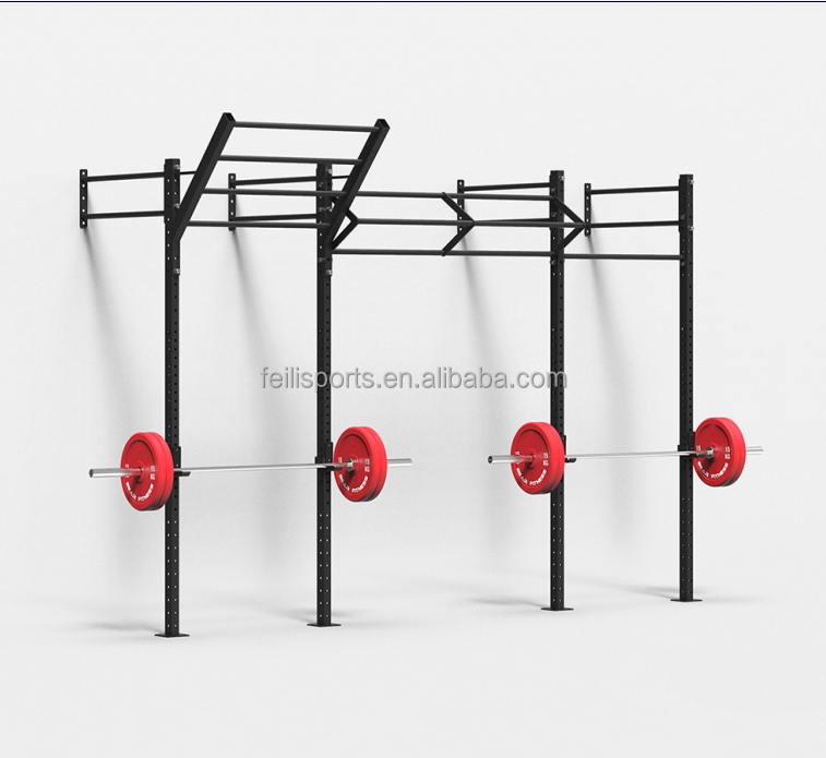 Hot Sales Wall Mounted Cross fit Rig Multi Cf Rack Pull Up&monkey Bar Rigs Gym Equipment