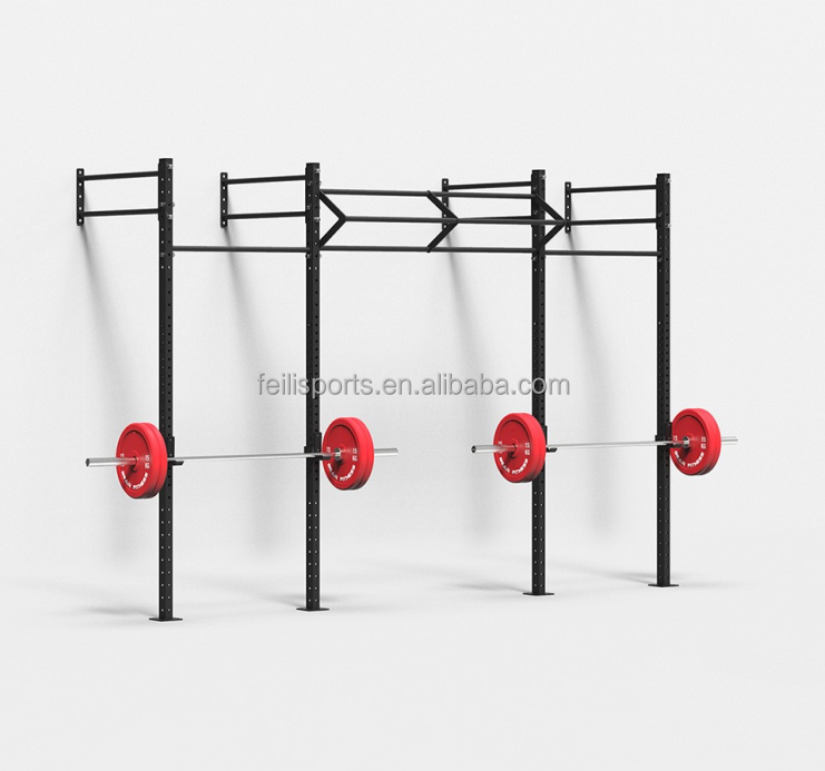 Hot Sales Wall Mounted Cross fit Rig Multi Cf Rack Pull Up&monkey Bar Rigs Gym Equipment