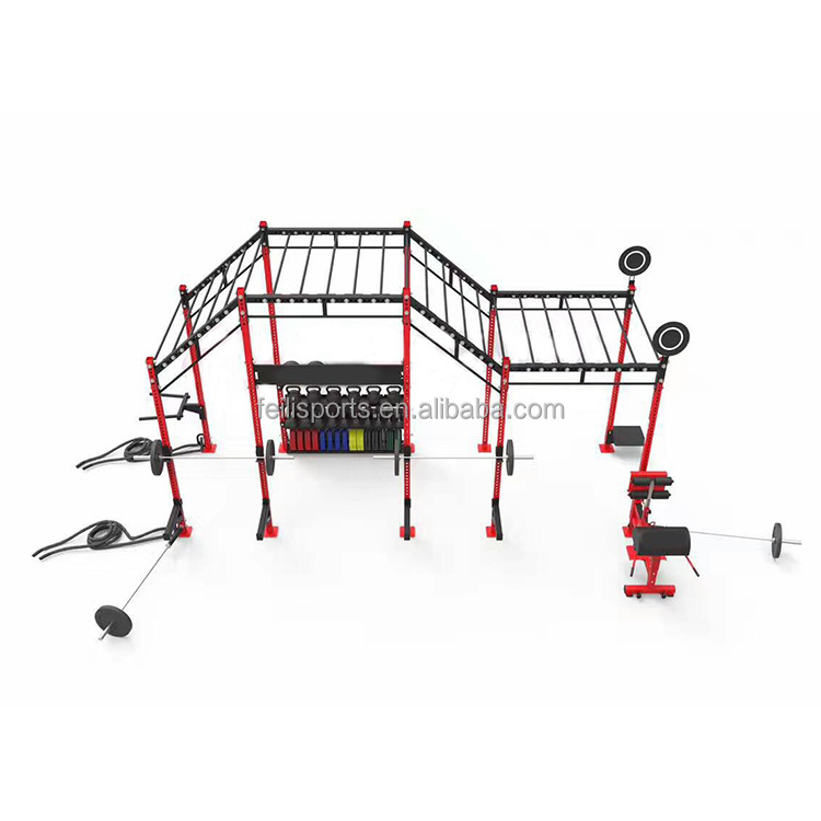 Real Factory Commercial Gym Equipment Multi Jungle Stations Cross Fit Rigs And Racks