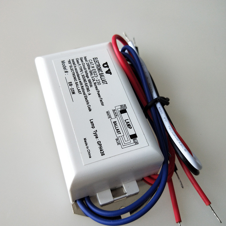 Ultraviolet Ballast for sterilizing uv germicidal lamp 23W electronic ballast 25 watt uv ballast