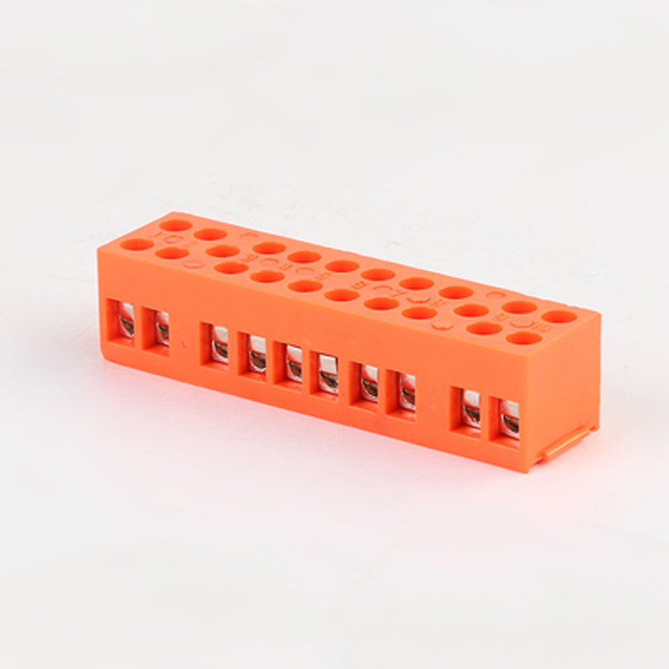 High quality fixed 36A terminal block  H3801-10 terminal block 10-position terminal flame-retardant connector