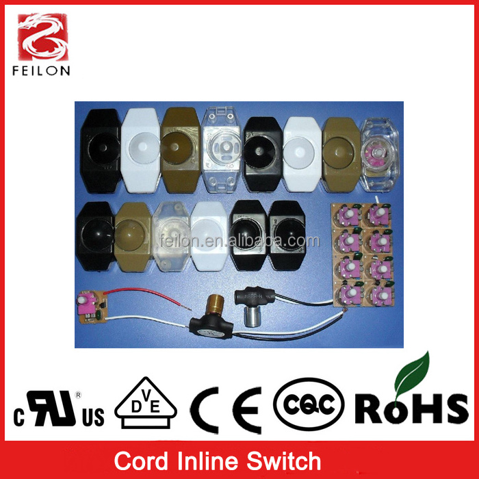 301.303.304.308 various push button switch cord inline switch