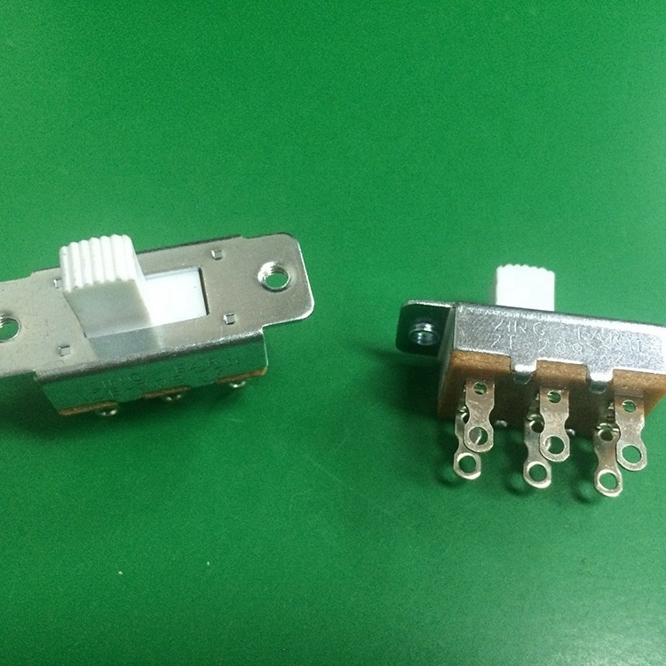 Small vertical toggle switch fan forward and reverse switch 6 pin 2 phase way slide switch