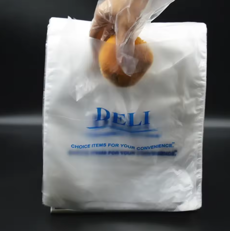 Eco-Friendly Pla Cornstarch Plastic Packaging Pouch Bag High Density Polyethylene Bag Wicket Poly Saddle Bag