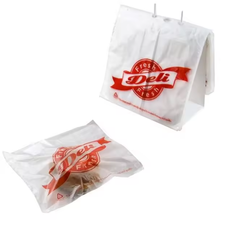 Micro Perforated Wicket Bakery Bread Packaging Bag Biodegradable Polythene Clear Plastic Food Bag With Logo