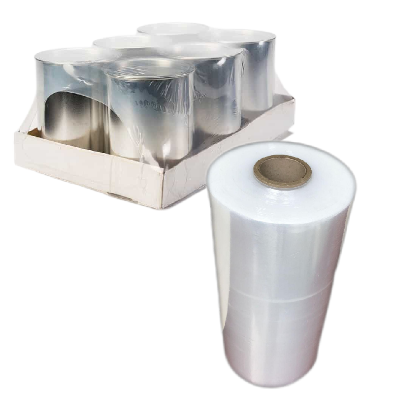 Factory manufacture  customized thickness transparent PE polyethylene roll  LLDPE heat shrink film wrapping film