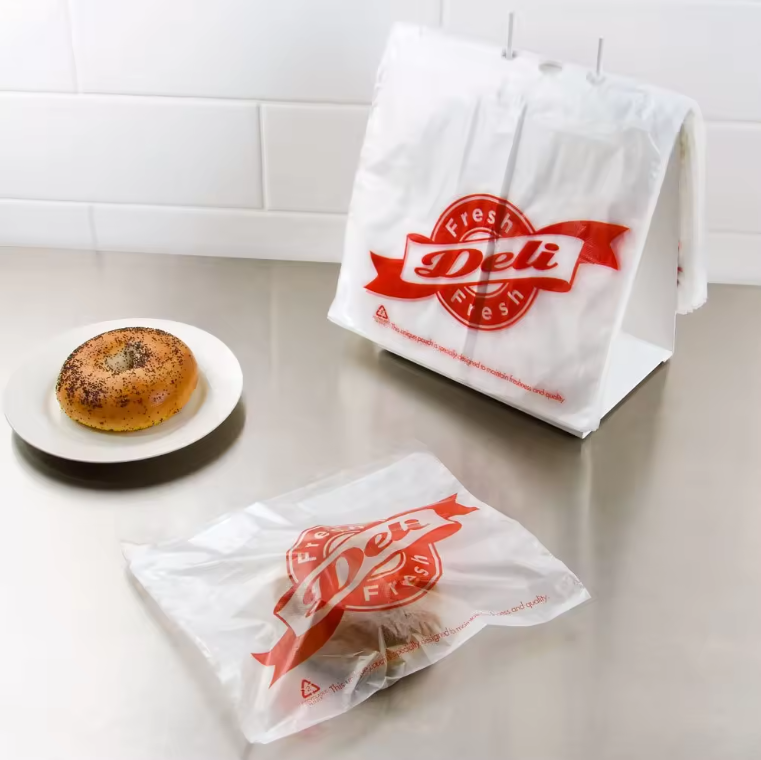 Micro Perforated Wicket Bakery Bread Packaging Bag Biodegradable Polythene Clear Plastic Food Bag With Logo