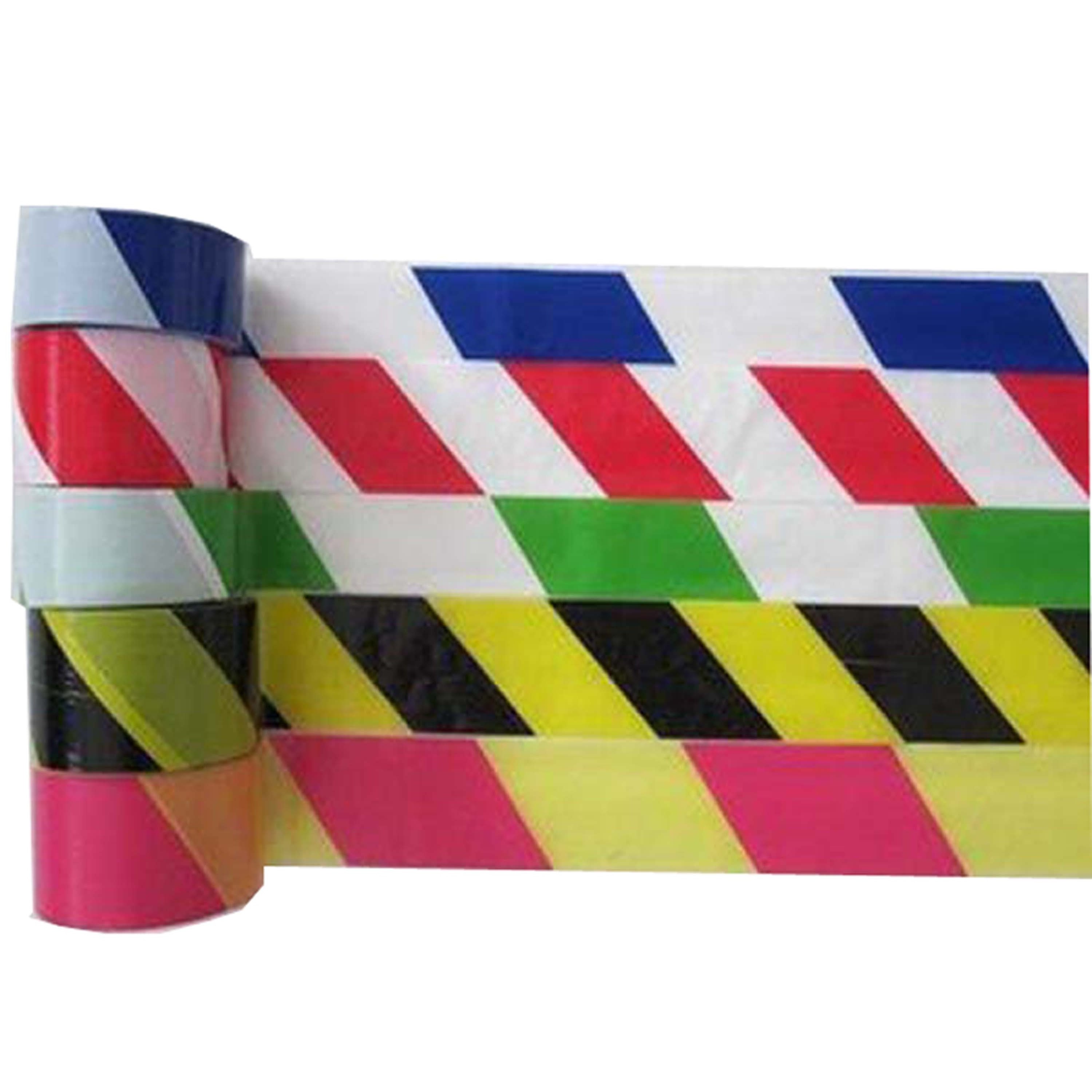 Eco-friendly Cheap Warning Marking Tap red white striped custom barrier warning tape non adhesive barricade