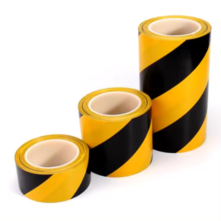 Waterproof Printed  Warning Security Tape Cheap Price Pe Barrier No-adhesive Warning Tape Roll