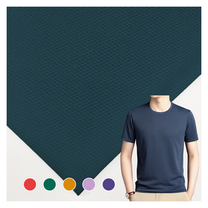 Hot Selling Soft Solid 89% Polyester 11% Spandex Material Single Jersey Fabric For T-shirt