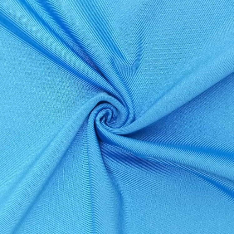 China Factory Supply 88% Polyester 12% Spandex Fabric, Wholesale Knit Jersey Fabric With Solid Color/