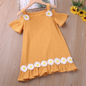 Beautiful Smocked dress high-quality girls dresses wholesale children clothing