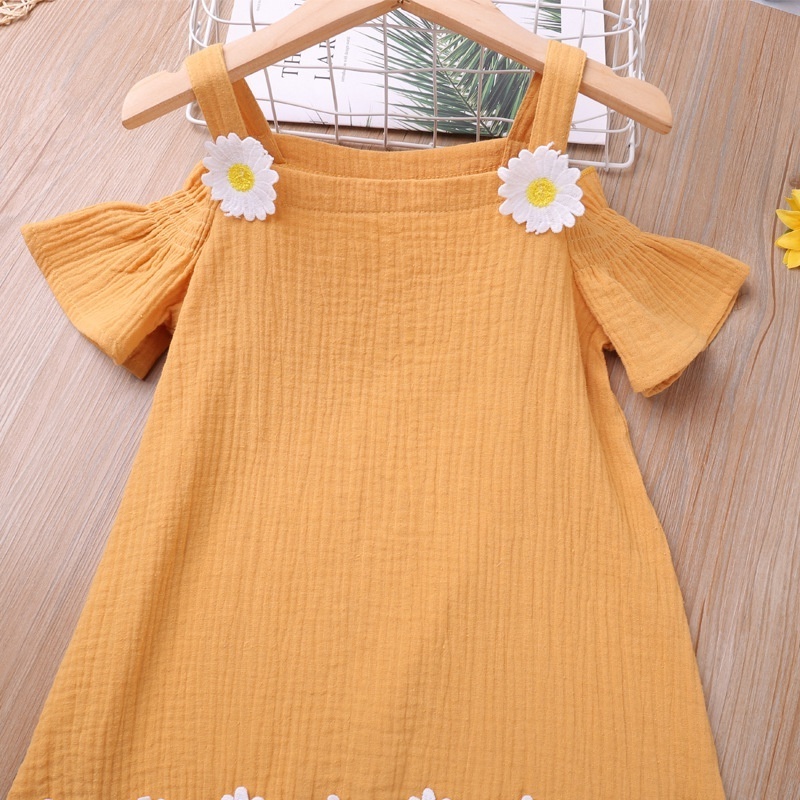 Beautiful Smocked dress high-quality girls dresses wholesale children clothing