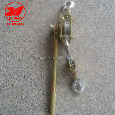 High Quality Wire Rope Hand Ratchet Winch/Cable Pulling Winch