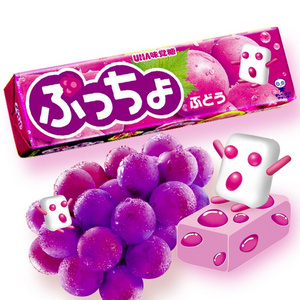 wholesale Japanese Chewy Candy soft sweet chewy gummy candy UHA Cola Flavored Fruit Gummy