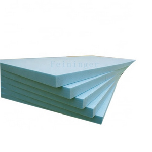 Blue styrofoam board,waterproof XPS insulation foam board extruded polystyrene foam sheet 2cm-10cm