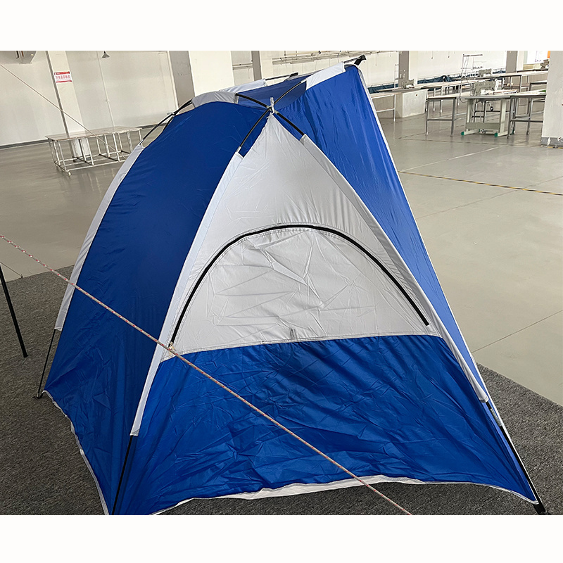 UPF50+ Outdoor Sun Shelter Canopy 2 Person Portable Beach Umbrella Tent With 2Pcs Air Vent