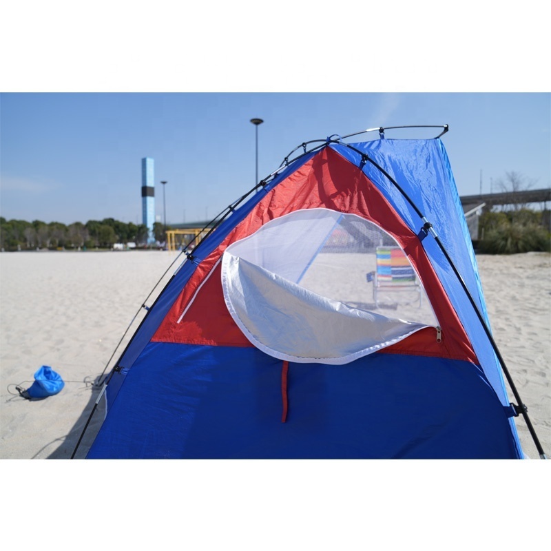 Portable Beach Tent UPF 50+ Easy Set Up Sun Shelter for 2-3 Person  UV Protection Beach Sunshade Cabana Beach Canopy Umbrella