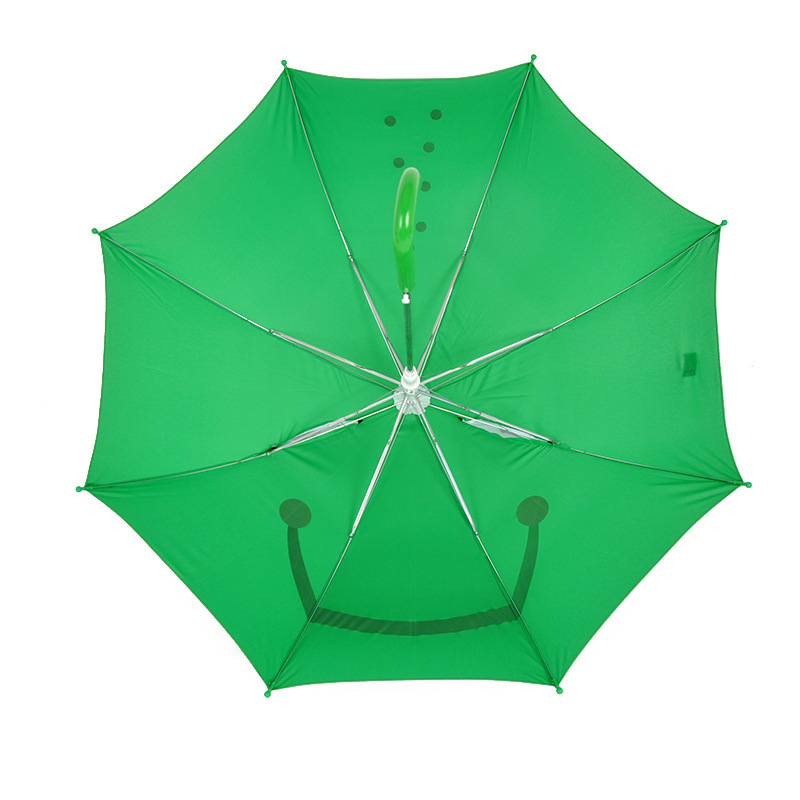 Custom Frog Animal Cartoon Shape Kid Umbrella Straight Handle 3D Ear Cute Umbrella For Baby Girl and Boys