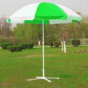 Outdoor Portable Cross Shape Adjustable Patio Beach Umbrella Base Metal Stand