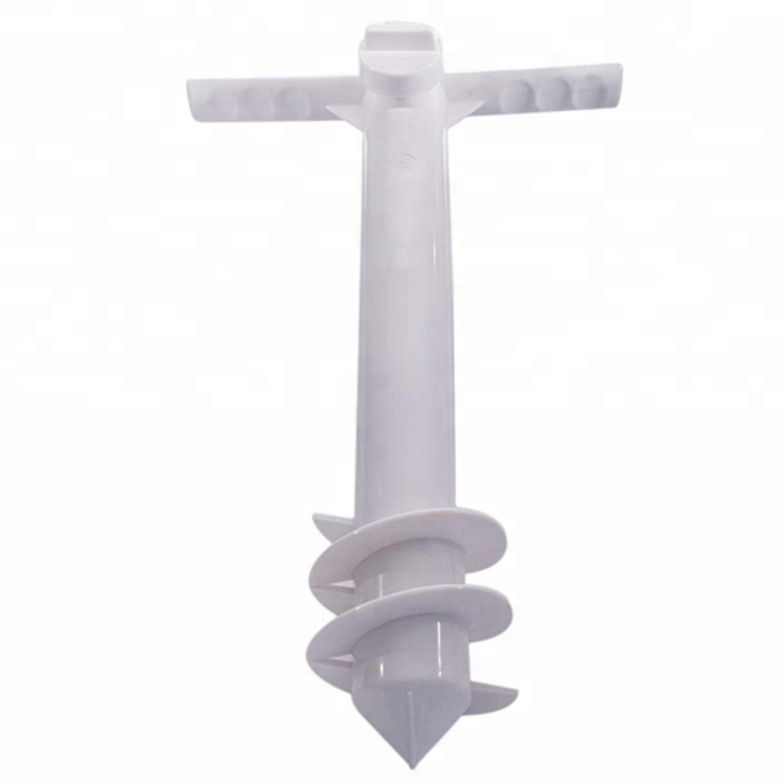 Umbrella parts outdoor patio beach parasol umbrella base anchor drill screw with holder