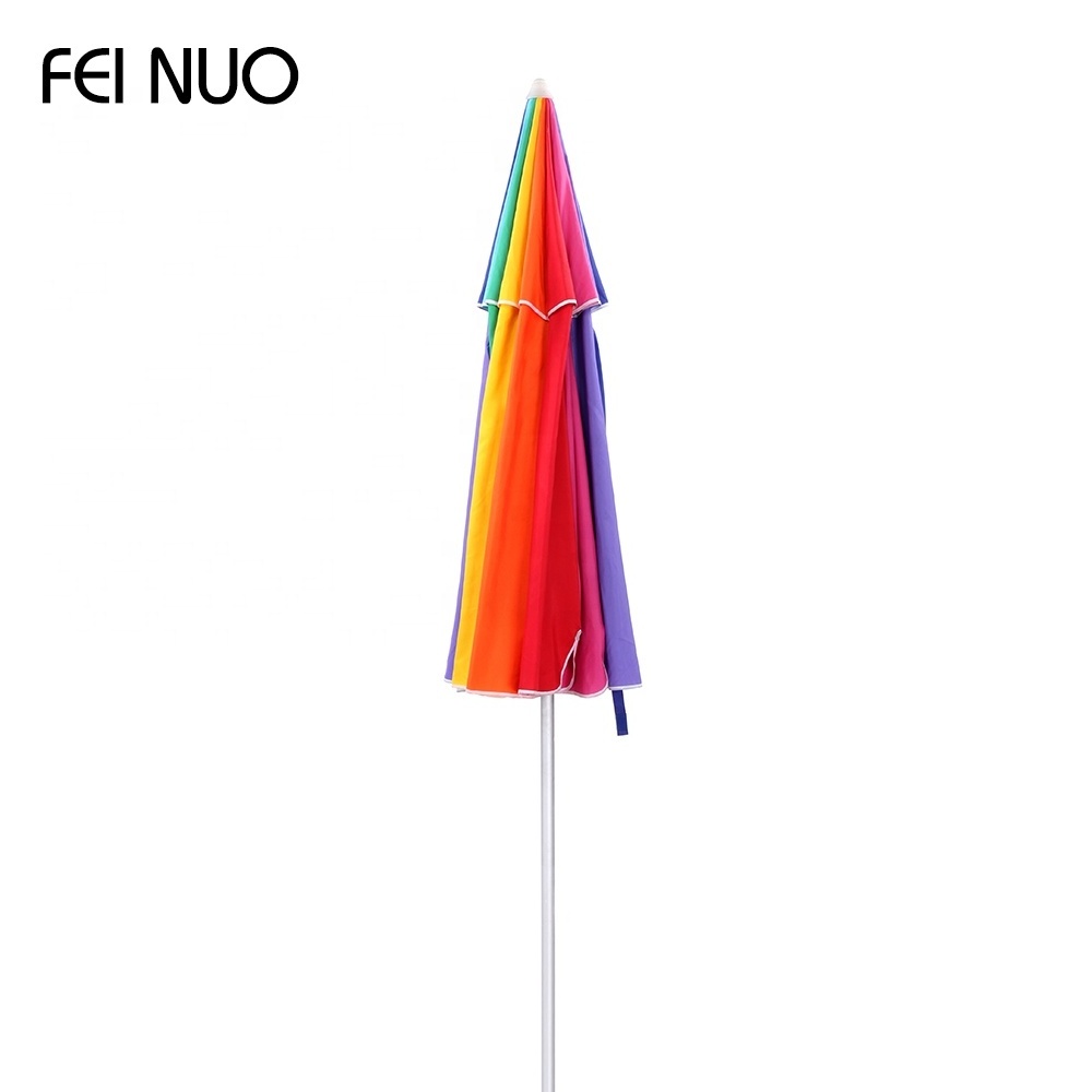 Profession suppliers rainbow twist in garden and beach large sun umbrella parasol round