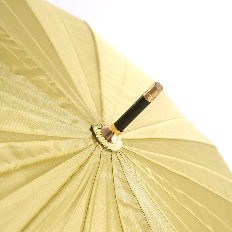 High Quality Solid Fresh color Custom Automatic Straight Umbrella Sun Rain Golf Umbrella