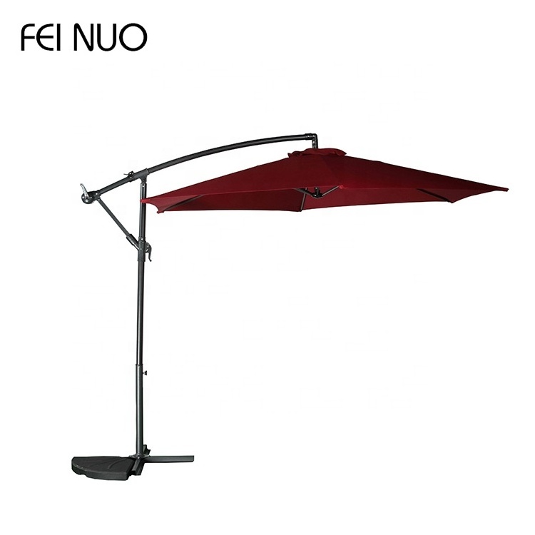 Wholesale market sun shade party pool outdoor big cantilever patio hanging umbrella parasol garden