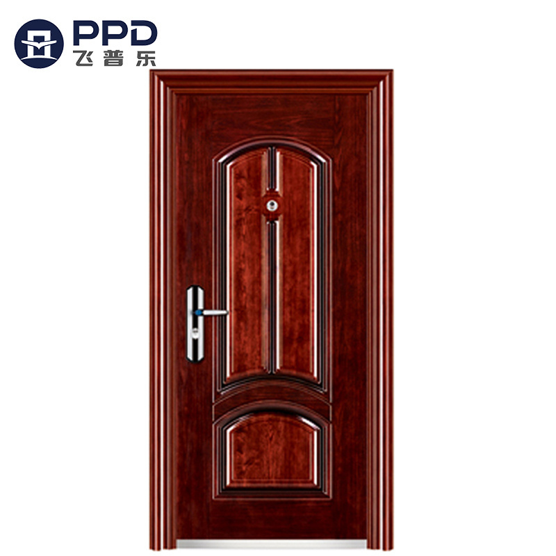 Phipulo Latest Design China Supplier Used Exterior Doors for Sale Security Steel Door Iron Steel Door