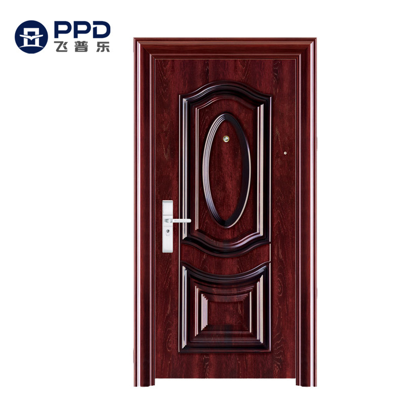 The new design of door soundproof and waterproof for commercial used exterior security steel door