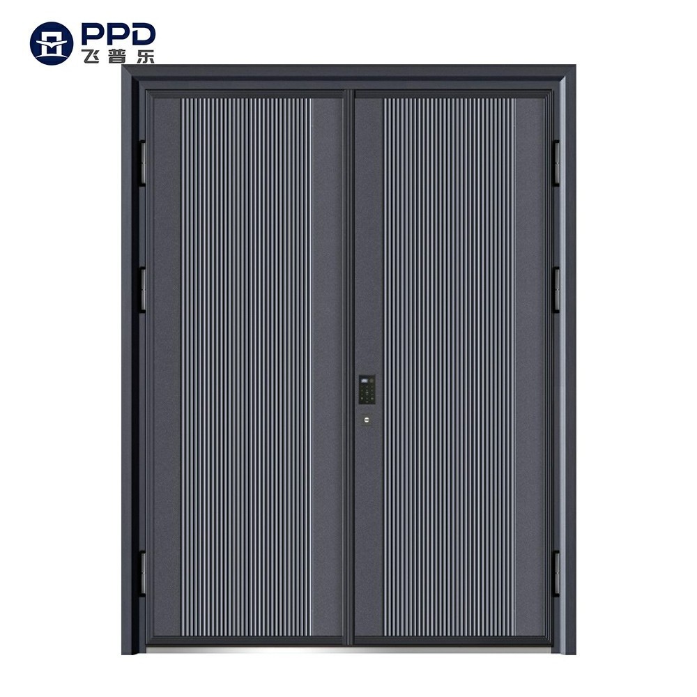 Best quality low price Luxury Factory Casting Aluminum Front Entrance door main door iron gate design security Door