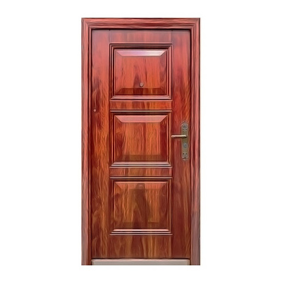 PPD  Factory Hot Sales Steel Front Door Wrought Iron Safe Security Door  Modern Front Entrance Doors