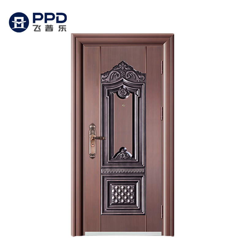 The new design of door soundproof and waterproof for commercial used exterior security steel door