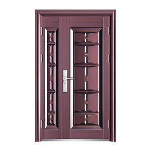 PPD  Hot Design  Steel Security Door For Home Steel Entry Doors safety