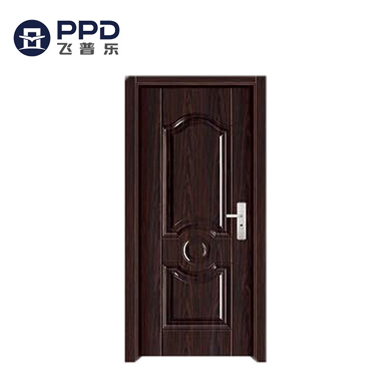 Phipulo Latest Design High Quality Hot Sale Fancy Cheap Prices Interior American Nigeria Market American Panel Steel Door