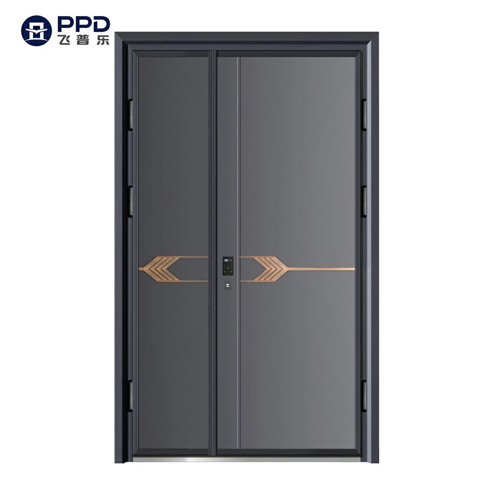 Best quality low price Luxury Factory Casting Aluminum Front Entrance door main door iron gate design security Door