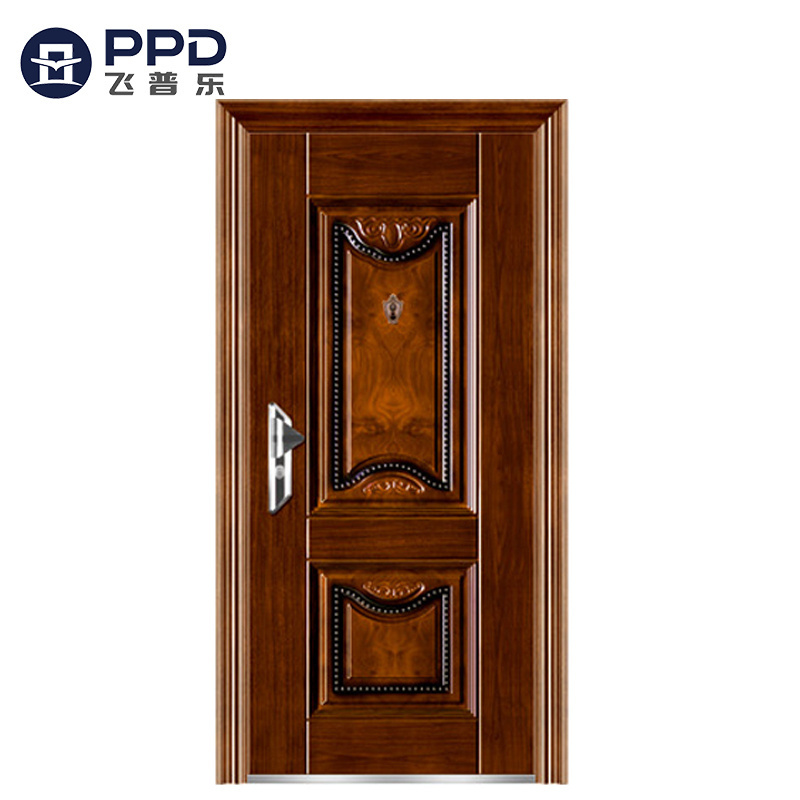 Phipulo Latest Design China Supplier Used Exterior Doors for Sale Security Steel Door Iron Steel Door