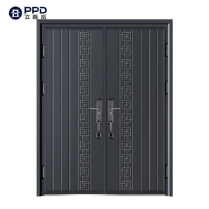 Best quality low price Luxury Factory Casting Aluminum Front Entrance door main door iron gate design security Door