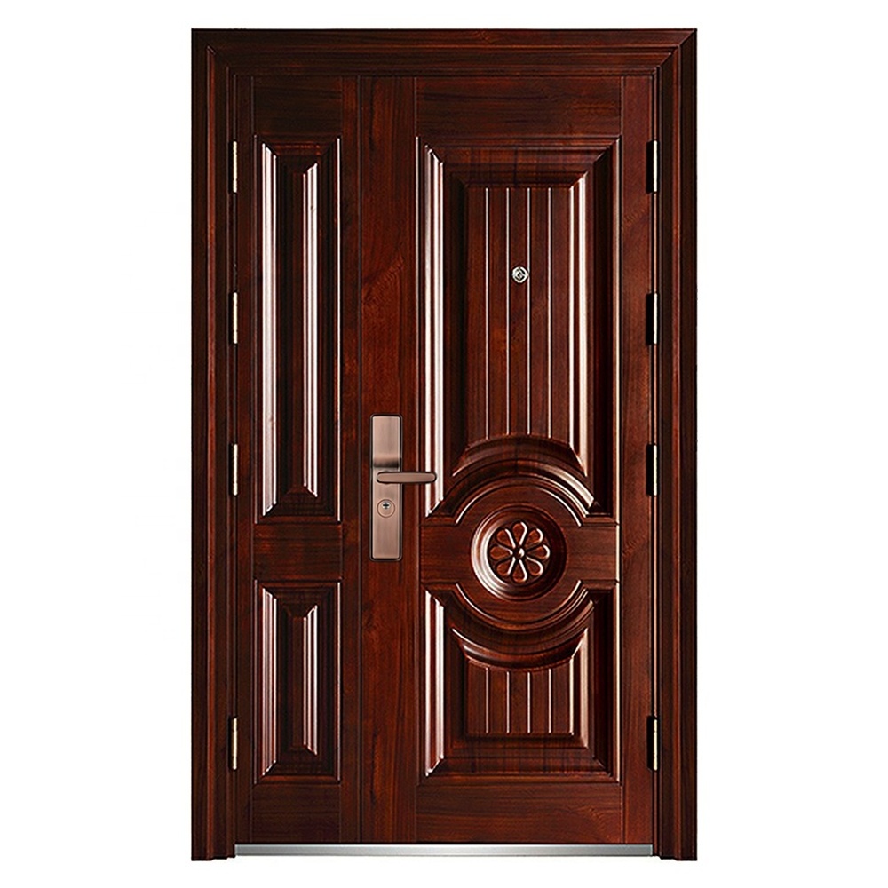 Modern Hot selling design steel door front exterior security door for home