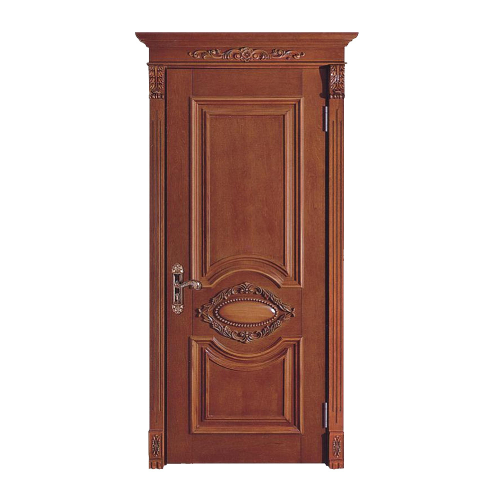 Interior Solid wood door expensive wood door for hotel room with high quality