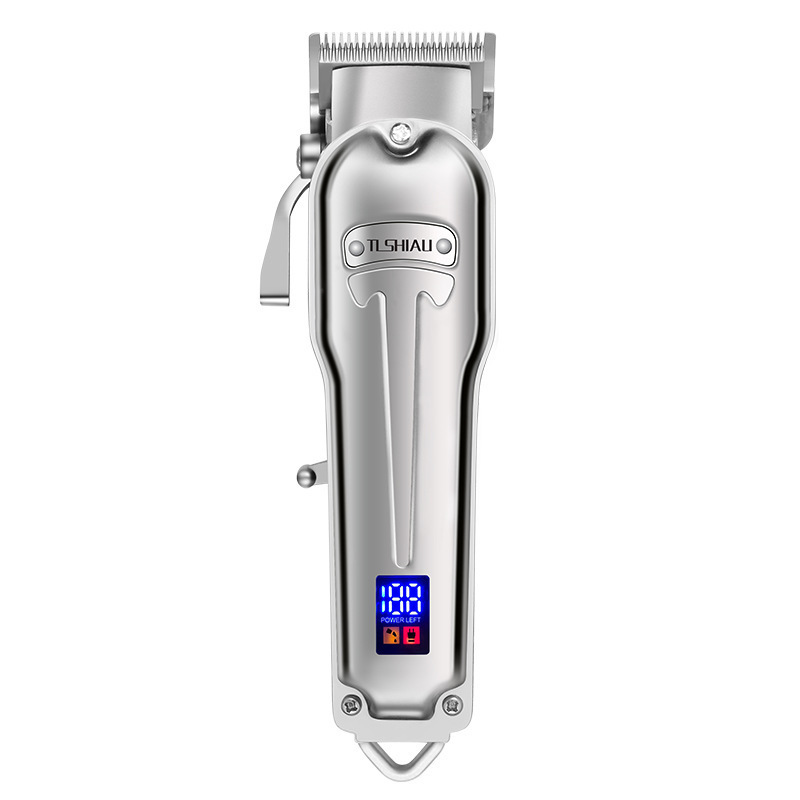 2024 new Metal electric hair clippers oil hair clippers hair salon fader razor