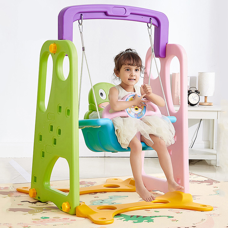 Factory supply single seat for baby children patio swing for baby kids plastic swing