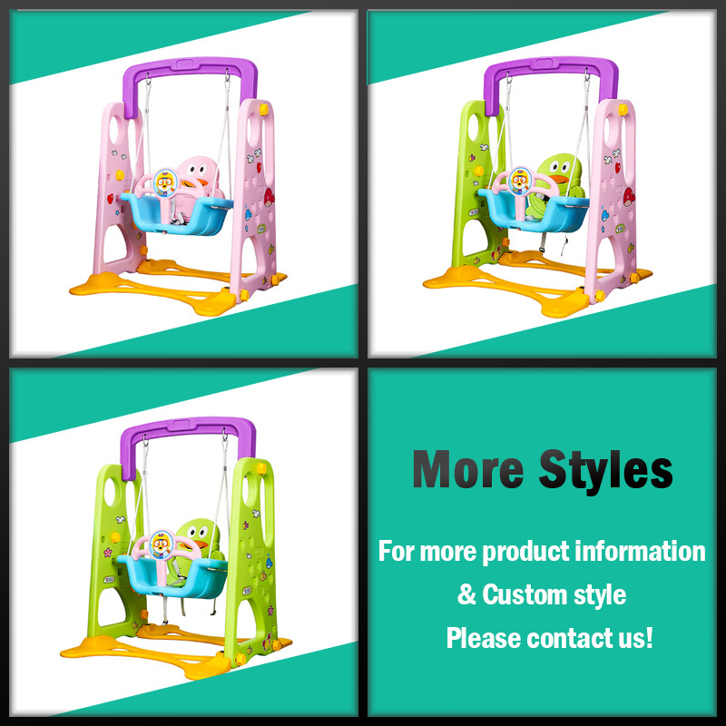 Factory supply single seat for baby children patio swing for baby kids plastic swing