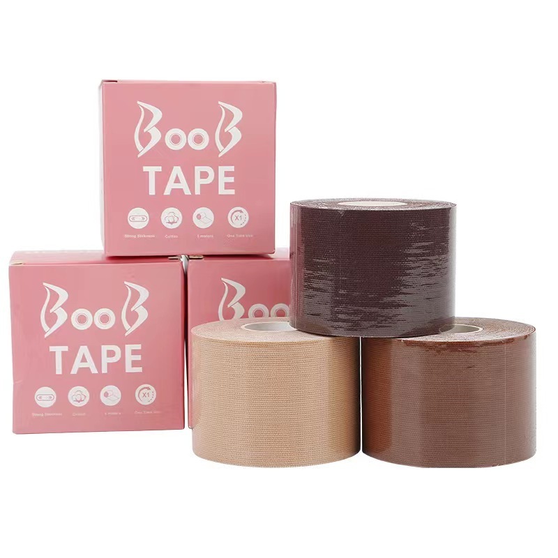 Waterproof adhesive roll breast lift Bra Tape pie can be reused with upward lift breast tape and nipple cover