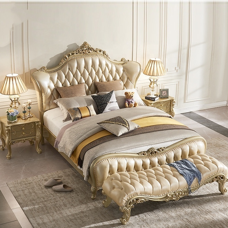 Headboard with crystal luxury double queen king bedroom furniture wardrobe bedroom furniture