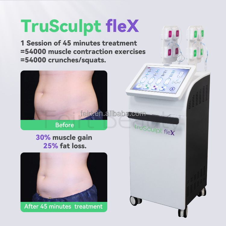 Trusculpt ems id and flex em slimming machine rf trusculpt hot machine 2022 3d dual rf slimming negative trusculpt flex gel pad