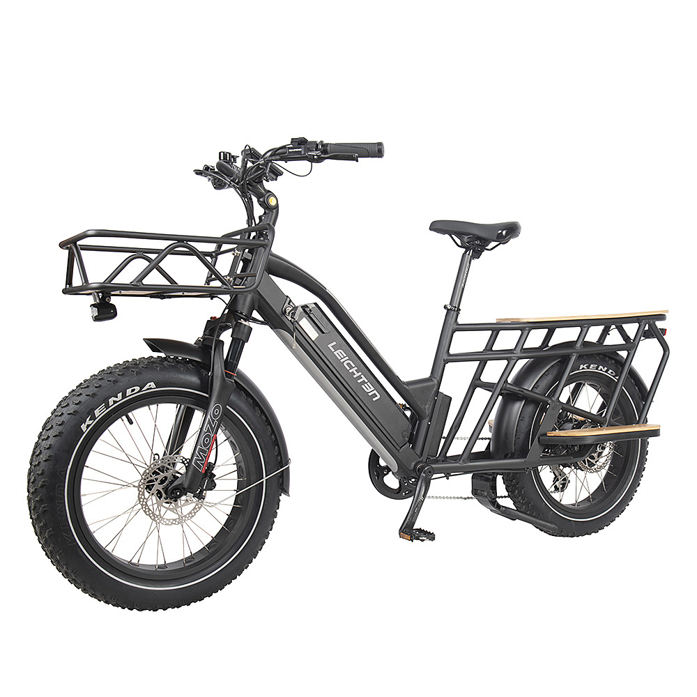 High performance Fat tire electric bike 48V500W/750W motor electric cargo bike can install baby seats Ebike for family