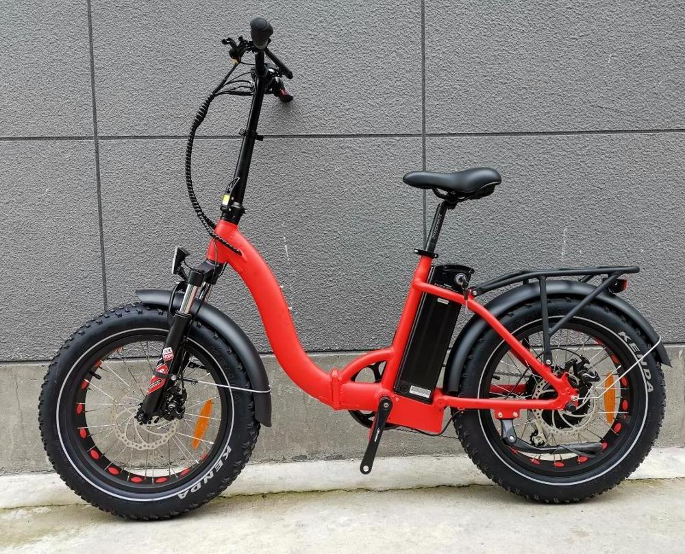 2024 new folding fat tire electric bike 500w/ electric folding bicycle /folding e bike for adult fast food delivery electric vec