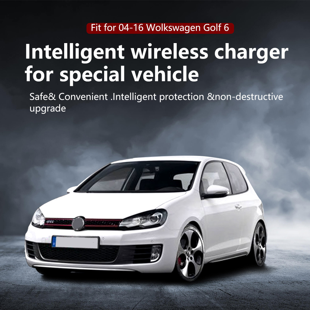 Qi Wireless Fast Charging for  Volkswagen  MK6 GOLF VI ,SCIROCCO,Jetta A5