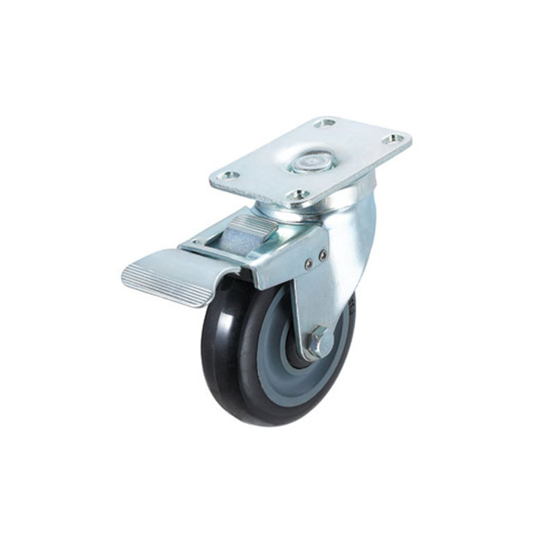 Galvanized Industrial Trolley Casters Wheels Heavy Duty Cast Iron Castor Wheel